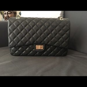 Black handbag